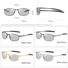 Load image into Gallery viewer, Discoloration HD Sunglasses Men Polarized Photochromic Lens For Driving Shades Women Glasses Anti-Glare Eyewear zonnebril heren