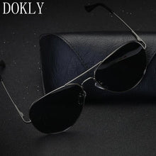 Load image into Gallery viewer, Dokly brand 2023 HD Polarized black lens black sunglasses Men Polarized Sunglasses Oculos Driving  Design no bag