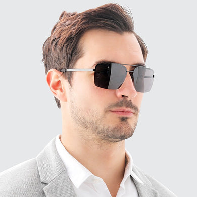 Double Bridge Men Sunglasses Polarized UV400 Protection Driving Sun Glasses Women Male Classic Brand Design Safety Car Goggles