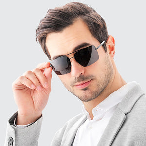 Double Bridge Men Sunglasses Polarized UV400 Protection Driving Sun Glasses Women Male Classic Brand Design Safety Car Goggles