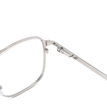 Load image into Gallery viewer, Double Bridge Metal Men and Women Full Rim Square Glasses Frame With Spring Hinge For Prescription Lenses Myopia Reading Bifocal