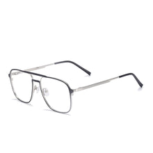 Load image into Gallery viewer, Double Bridge Metal Men and Women Full Rim Square Glasses Frame With Spring Hinge For Prescription Lenses Myopia Reading Bifocal
