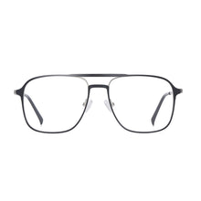 Load image into Gallery viewer, Double Bridge Metal Men and Women Full Rim Square Glasses Frame With Spring Hinge For Prescription Lenses Myopia Reading Bifocal