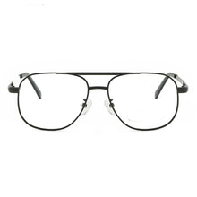 Load image into Gallery viewer, Double Bridge Rectangle Black Men Reading Glasses +0.75 +1 +1.25 +1.5 +1.75 +2 +2.25 +2.5 +2.75 +3 +3.25 +3.5 +3.75 +4 To+6