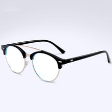 Load image into Gallery viewer, Double Bridge Retro Round Ultralight Reading Glasses +0.75 +1 +1.25 +1.5 +1.75 +2 +2.25 +2.5 +2.75 +3 +3.25 +3.5 +3.75 +4 To +6