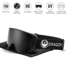 Load image into Gallery viewer, Dragon Brand Winter Snowboard Goggles Anti Fog Coating Sun Glasses UV400 Protection Optimized Lenses Goggle Design