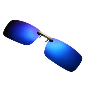 Driver goggles Detachable Night Vision Lens Driving Metal Polarized Clip On Glasses Sunglasses Glasses Car Driving #YL5