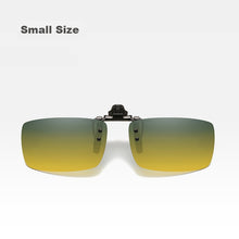 Carica l&#39;immagine nel visualizzatore di Gallery, Guida per visione notturna Lente con clip su occhiali da sole Occhiali da automobilista Occhiali da sole polarizzati anti-UVA UVB Accessori interni