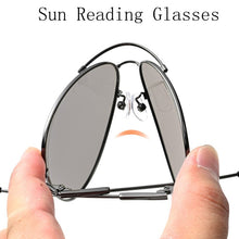 Load image into Gallery viewer, Driving Photochromic Progressive Multifocal Reading Glasses Men Women Anti-blue Ray UV Protect Sun Presbyopia Eyeglasses 1.5 2.5