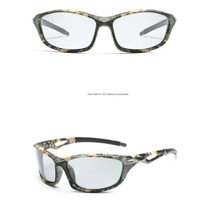 Driving Photochromic Sunglasses Fishing Camo Polarized Chameleon Discoloration Sun Glasses for Women Men  Women Sunglasses