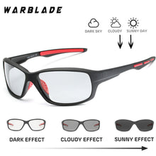Carica l&#39;immagine nel visualizzatore di Gallery, Driving Polarized Square Photochromic Sunglasses Men Chameleon Glasses Men Driver Goggles UV400 Fishing Sunglases WarBLade