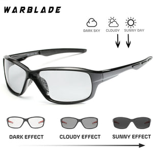 Driving Polarized Square Photochromic Sunglasses Men Chameleon Glasses Men Driver Goggles UV400 Fishing Sunglases WarBLade