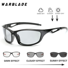 Carica l&#39;immagine nel visualizzatore di Gallery, Driving Polarized Square Photochromic Sunglasses Men Chameleon Glasses Men Driver Goggles UV400 Fishing Sunglases WarBLade