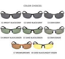 Load image into Gallery viewer, Driving Polarized Sun Glasses Plastic Titanium TR90 Frame Sports Sunglasses Men Polarized Driver Retro UV400 Anti-glare Goggles