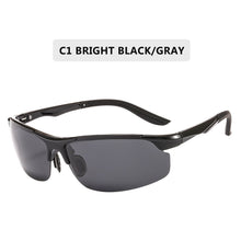 Load image into Gallery viewer, Driving Polarized Sun Glasses Plastic Titanium TR90 Frame Sports Sunglasses Men Polarized Driver Retro UV400 Anti-glare Goggles