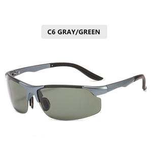 Driving Polarized Sun Glasses Plastic Titanium TR90 Frame Sports Sunglasses Men Polarized Driver Retro UV400 Anti-glare Goggles