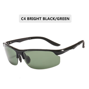 Driving Polarized Sun Glasses Plastic Titanium TR90 Frame Sports Sunglasses Men Polarized Driver Retro UV400 Anti-glare Goggles