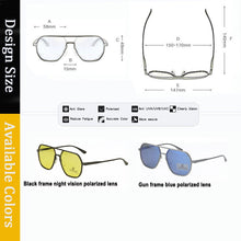 Carica l&#39;immagine nel visualizzatore di Gallery, Driving Polarized Sunglasses Men Day Night Vision Goggles Sun Glasses Gafas De Sol Hombre 2023 Out Door Sun Glasses for Driver