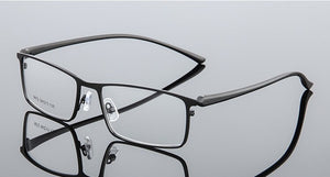 Durable Mens Alloy Business Glasses Frame Men Male Square Ultralight Metal Eye Square Prescription Spectacles Frames