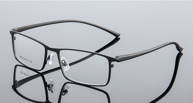 Durable Mens Alloy Business Glasses Frame Men Male Square Ultralight Metal Eye Square Prescription Spectacles Frames