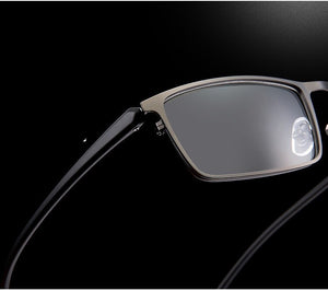 Durable Mens Alloy Business Glasses Frame Men Male Square Ultralight Metal Eye Square Prescription Spectacles Frames