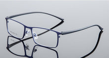 Load image into Gallery viewer, Durable Mens Alloy Business Glasses Frame Men Male Square Ultralight Metal Eye Square Prescription Spectacles Frames