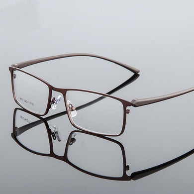 Durable Mens Alloy Business Glasses Frame Men Male Square Ultralight Metal Eye Square Prescription Spectacles Frames