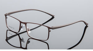 Durable Mens Alloy Business Glasses Frame Men Male Square Ultralight Metal Eye Square Prescription Spectacles Frames