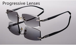 EAGWOO Rimless Sunglasses MR-8 Sun Glasses Lenses Prescription Glasses Color Lenses to Anti Sunlight Glare Anti UV 258038 New