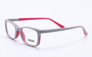 EAGWOO Silicon Soft Eyeglasses Children Optical Frame Plain Spectacle Boy Girl Temple Prescription Glasses Frame 222