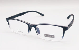 EAGWOO Silicon Sports Eyeglasses Men Full Rim Optical Frame Prescription Spectacle Myopia Eye Glasses Simple Design Sports Light