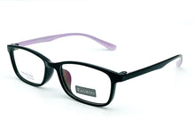 Load image into Gallery viewer, EAGWOO TR Student Aceate Eyeglasses Rectangular Full Rim Optical Frame Prescription Spectacle Boy Girl Glasses Purple Green