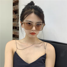 Load image into Gallery viewer, [EAM]  Women Black Green Casual Cool Glasses Accessories Temperament Tide All-match Spring Autumn 2023 1DE0525