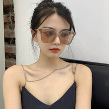Load image into Gallery viewer, [EAM]  Women Black Green Casual Cool Glasses Accessories Temperament Tide All-match Spring Autumn 2023 1DE0525