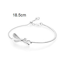 Load image into Gallery viewer, 100% 925 Sterling Silver EXPLOSION OF Lovers Jewelry BRILLIANT BOW MOMENTS Golden Tan Leather Sliding BLACK LEATHER