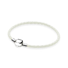 Load image into Gallery viewer, 100% 925 Sterling Silver New Elegant Fresh Basic Leather Hand Strap Classic Casual Women Suitable Gift Original Jewelry