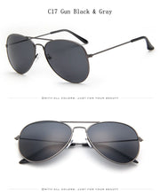 Load image into Gallery viewer, [EL Malus]2019  Retro Men Aviation Pilot Sunglasses UV400 Vintage Gold Black Silver Green Big Frame Mirror Women Male