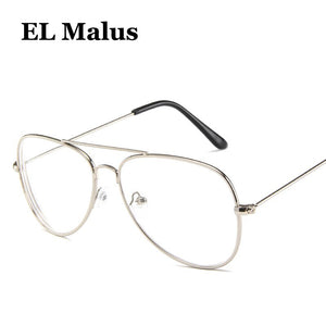 [EL Malus]Myopia Glasses For Women Men Metal Pilot Frame Students Short-sight Rose Gold Black Silver -1 -1.5 -2 -2.5 -3 -3.5 -4