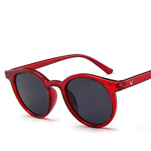 [EL Malus] Occhiali da sole con montatura rotonda Donna Designer di marca retrò Rosa Verde Giallo Occhiali da sole Donna Guida all'aperto