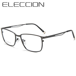 ELECCION   Alloy Optical Eye Glasses Frames for  Men Myopia Optics Prescription Eyeglasses Men  Eyewear