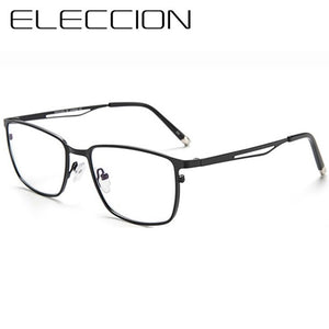 ELECCION   Alloy Optical Eye Glasses Frames for  Men Myopia Optics Prescription Eyeglasses Men  Eyewear