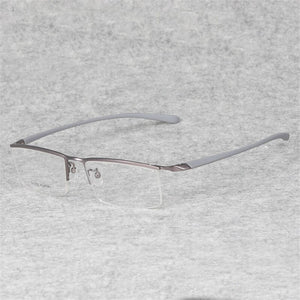ELECCION  Titanium Half Frame for Men's Glasses Myopia Eyeglasses on Optical Prescription Eyewear Frame