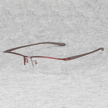 Load image into Gallery viewer, ELECCION  Titanium Half Frame for Men&#39;s Glasses Myopia Eyeglasses on Optical Prescription Eyewear Frame