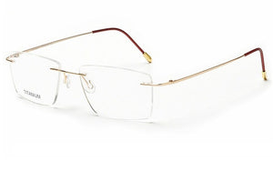 ELECCION Pure Titanium Rimless Glasses Male Myopia Eyeglasses Frames Men Optical Frames Square Prescription Spectacle Women