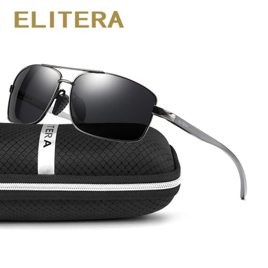 ELITERA Aluminum Magnesium Brand Polarized Men's Sunglasses 3 Color Sun Glasses Men Driving Goggle Eyewear Accessories 2458