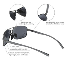 Load image into Gallery viewer, ELITERA Aluminum Magnesium Brand Polarized Men's Sunglasses 3 Color Sun Glasses Men Driving Goggle Eyewear Accessories 2458