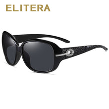 Load image into Gallery viewer, ELITERA Butterfly Polarized Diamond Sunglasses Women&#39;s  Vintage Sun Glasses Women Black Sunglass Anti-glare UV400 2023