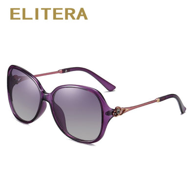 ELITERA Diamond Photochromic Sun Glasses Women's Polarized Butterfly Sunglasses 2023  Brand Design