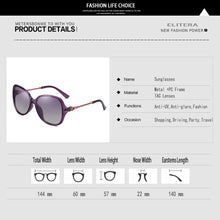 Load image into Gallery viewer, ELITERA Diamond Photochromic Sun Glasses Women&#39;s Polarized Butterfly Sunglasses 2023  Brand Design