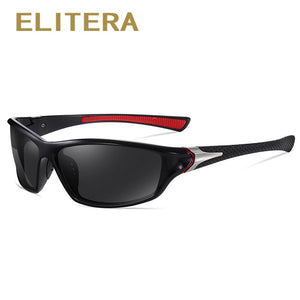 ELITERA Polarized Sunglasses Men Cycling Baseball Racing Sports Mirrored Eye Protect Glasses Anti Glare